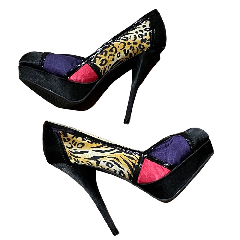Liliana Carinthia-23B Stiletto Platform Pumps - Size 10